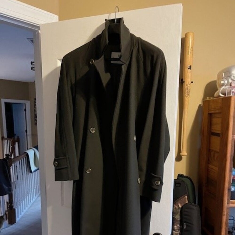 Bill Blass Full Length 100% Wool Jacket
